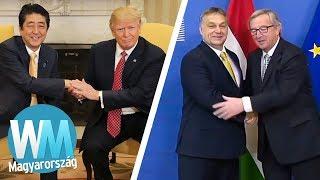 Top 10 kínos nyilvános kézfogás
