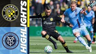 Columbus Crew SC vs. NYCFC | Red Card & Top Corner Curler! | MLS HIGHLIGHTS