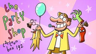 The Party Shop | Cartoon Box 192 | by FRAME ORDER | Hilarious dark cartoons