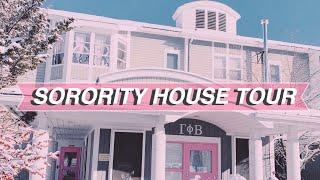 SORORITY HOUSE & DORM TOUR | UConn sorority house | College room tour |