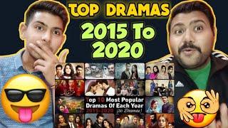 Top 10 Most Popular Pakistani Dramas of Each Year (2015-2020) | Indian Reaction