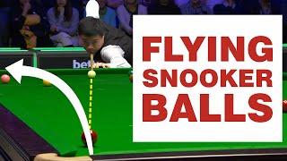 FLYING SNOOKER SHOTS | Weird Shots Compilation