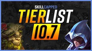 NEW Patch 10.7 TIER LIST - League of Legends Guide