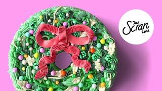 Christmas Wreath Cake - The Scran Line