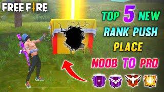 Top 5 New Solo Rank Push Place In Free Fire #4 || Free Fire Hidden Places || Free Fire Tricks