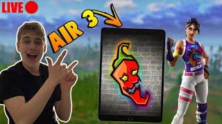 LIVE - Fortnite Mobile Arenas! We Back Boys! / iPad Air 3 (HANDCAM)