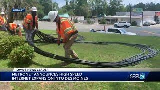 Metronet plans new fiber optic TV and internet service for Des Moines