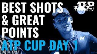 Best Shots & Great Points | ATP Cup 2020 Day 1