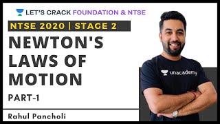 Newton's Laws of Motion | Physics | NTSE 2020 | NTSE Stage 2 | Rahul Pancholi