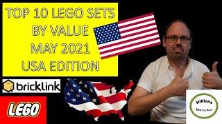 TOP 10 Value Lego Sets in May 2021 by Bricklink part out value - USA Edition