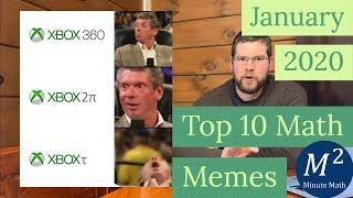 Top 10 Math Memes | January 2020 | 4k