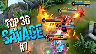 TOP 30 BEST SAVAGES MOMENTS (MOBILE LEGENDS) #6 ✅