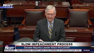 SLOW POKE PELOSI: Mitch McConnell BLASTS Partisan Impeachment Against President Trump