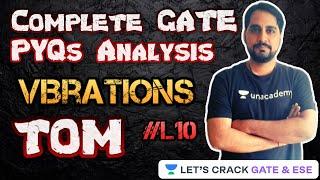 L10: TOM | Complete GATE - PYQs Analysis GATE 2020/21 | Vibrations | Mudit Raj