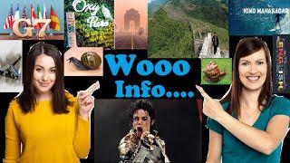 Top 10 information about :- burj khalifa, michael jackson, oxygen bar in delhi, the great wall etc.