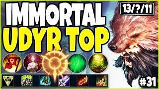 IMMORTAL UDYR TOP LANE CARRY | BEST LoL Meta Udyr Season 10 Build Guide #31 - Top Udyr s10 Gameplay