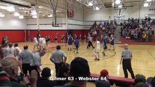 Webster Edges Gilmer 68 to 65