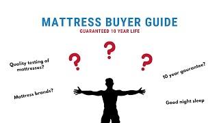 How to choose the best Mattress I Mattress buying guide I Smart Shopping I 10 year guarantee