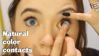 11 Natural Color Contacts Try-On & Review (Dark Brown Eyes) ... Fiona Frills