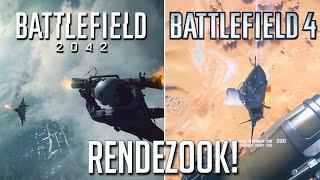 Battlefield 2042 Rendezook (jet scene) vs Battlefield 4 (comparison)