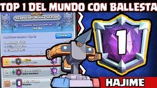 ¡¡HAJIME VUELVE AL TOP 1 DEL MUNDO Y HUMILLA TOP PLAYERS CON BALLESTA 2.9 EN LADDER!! - [CLASHTV]