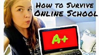 How to Survive Online School | 5 tips (& a bonus tip) to help you stay on top of your classes