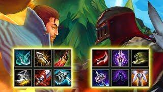 YASUO vs ZED Full Build Battle & Best Moments