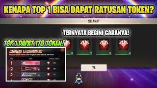 BUG DAPAT BANYAK CARNAGE POINT? KENAPA TOP 1 BISA RATUSAN TOKEN? Garena Free Fire