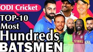 Top 10 players with most century in odi cricket || NIKHIL KUMAR ||