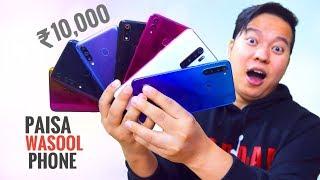 Best Smartphones Under ₹10,000 - Ft. Samsung , OPPO , Vivo , Realme, Xiaomi & More