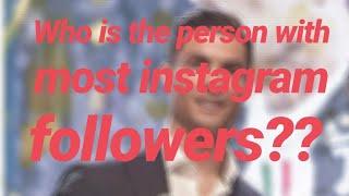 Top 10 people with most instagram followers till 2020