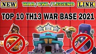 2021 All Time Best TOP 10 TH13 Legend Base + Link ( 2021 ) | Unbeatable 