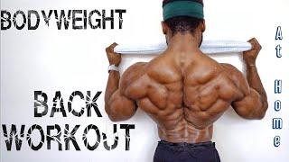 THE BEST BODYWEIGHT BACK WORKOUT AT HOME | (No Pull Up Bar)