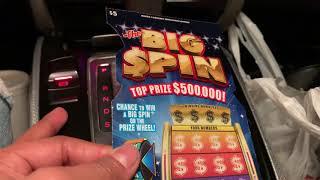 NC $20 LOTTERY SCRATCH OFF! $5 MILLION FORTUNE TOP PRIZE *$5 BIG SPIN TOP PRIZE $500,000**