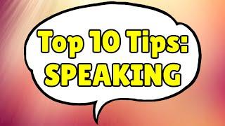 Top 10 tips to improve your English SPEAKING