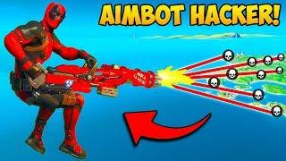 AIMBOT *HACKER* HITS INSANE SHOTS!! - Fortnite Funny Fails and WTF Moments! #901