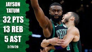 Jayson Tatum's miraculous miss sparks Rockets-Celtics OT thriller | 2019-20 NBA Highlights