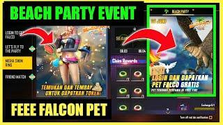 NEW UPCOMING BEACH PARTY EVENT FULL DETAILS||FREE FALCON PET||NEW TOP UP EVENT||FREEFIRE NEW EVENTS