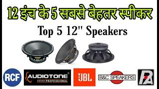 Top 5 Best 12 inch Speakers for Line Array Tops, Paudio, B&C, Audiotone, JBL & RCF Drivers