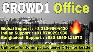 Crowd1 Asia head office ||  In Lockdown earn unlimited from home ||  Crowd1 India