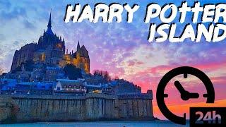 We Spent 24 Hours In The REAL Hogwarts Castle (Mont Saint Michel)