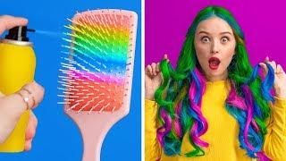 TOP 10 FUN DIY BEAUTY HACKS |  funny pranks and MAGIC tricks