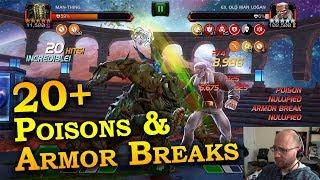 Man-Thing vs Labyrinth of Legends - Old Man Logan | marvel Contest of Champions