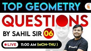 11:00 AM - Geometry by Sahil Sir | Maths Top Geometry Questions with Tricks (Part-6)