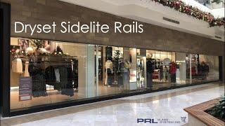 Dryset Sidelite Rails. For All-Glass Storefronts, Windows, Entry Surrounds & More!