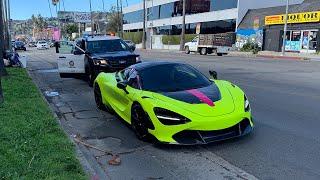 Mclaren Caught By Police 10 Seconds on the Street. *FUNNY*