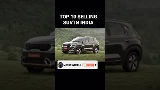 TOP 10 SELLING SUV IN OCTOBER MONTH IN INDIA #motorwheels #carsales #shorts #short
