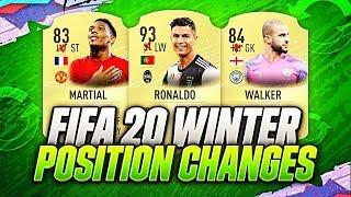 FIFA 20 | BIGGEST WINTER POSITION CHANGES!! 