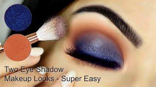 Beginners Eye Makeup Tutorial Using One Matte and One Metallic | How To Apply Eyeshadow