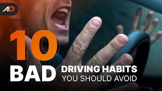 Top 10 Bad Driving Habits You Should Avoid - Behind a Desk